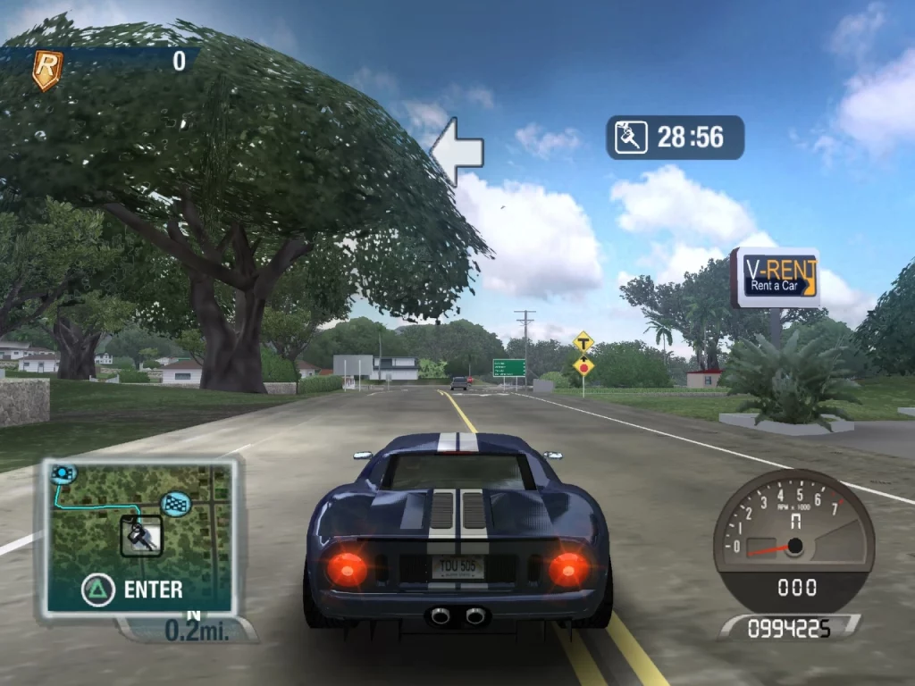 Test Drive Unlimited PPSSPP ISO