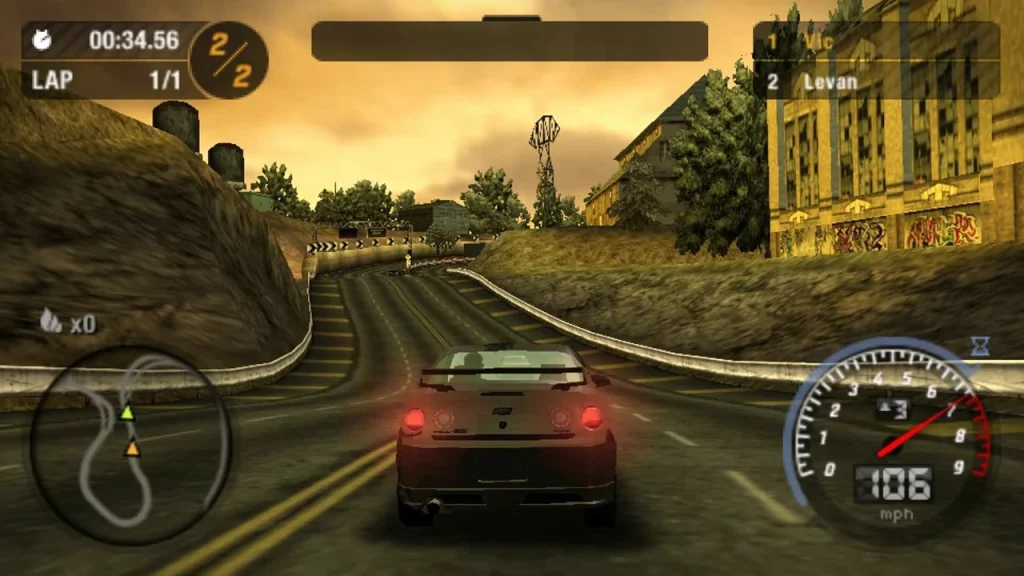 most wanted game balap ppsspp