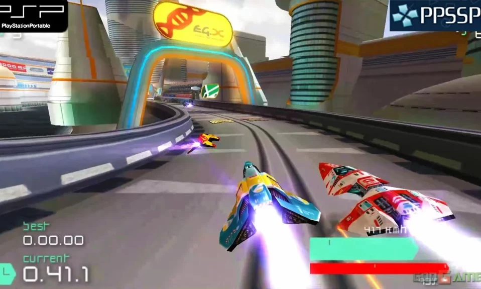 download wipeout pure PPSSPP