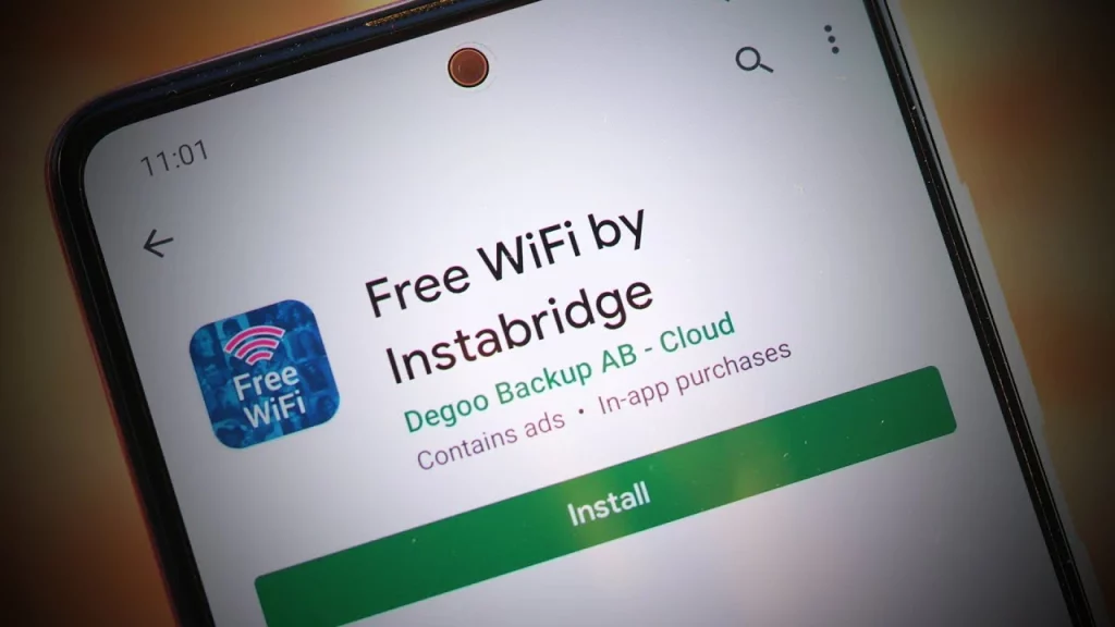 Aplikasi Free WiFi Password & Hotspots by Instabridge