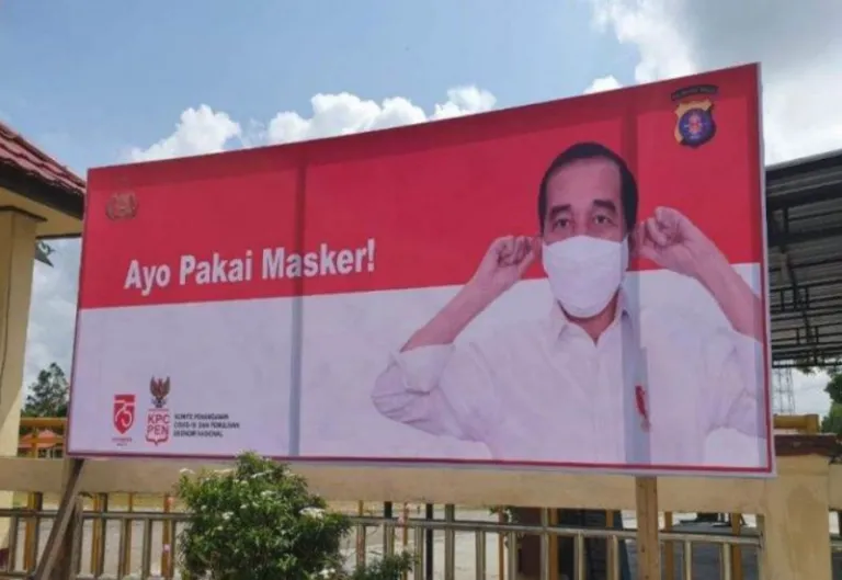 contoh iklan papan reklame non komersial pemerintah Indonesia
