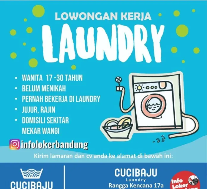 contoh iklan pekerjaan laundry