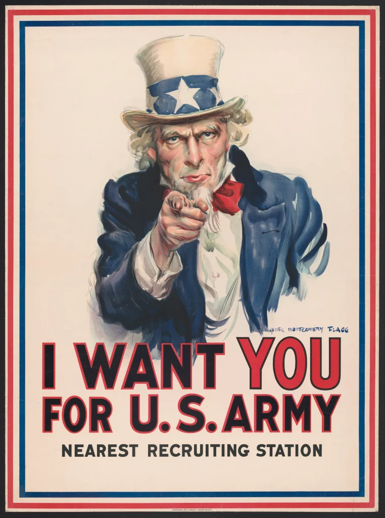 contoh iklan propaganda perang amerika