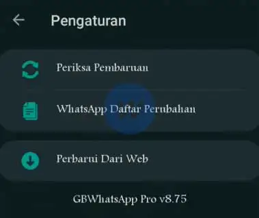 cara update whatsapp gb