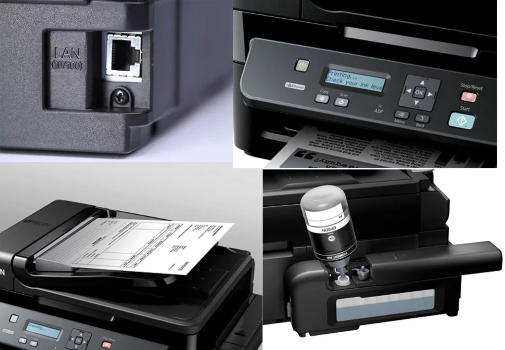 spesifikasi lengkap printer Epson M200
